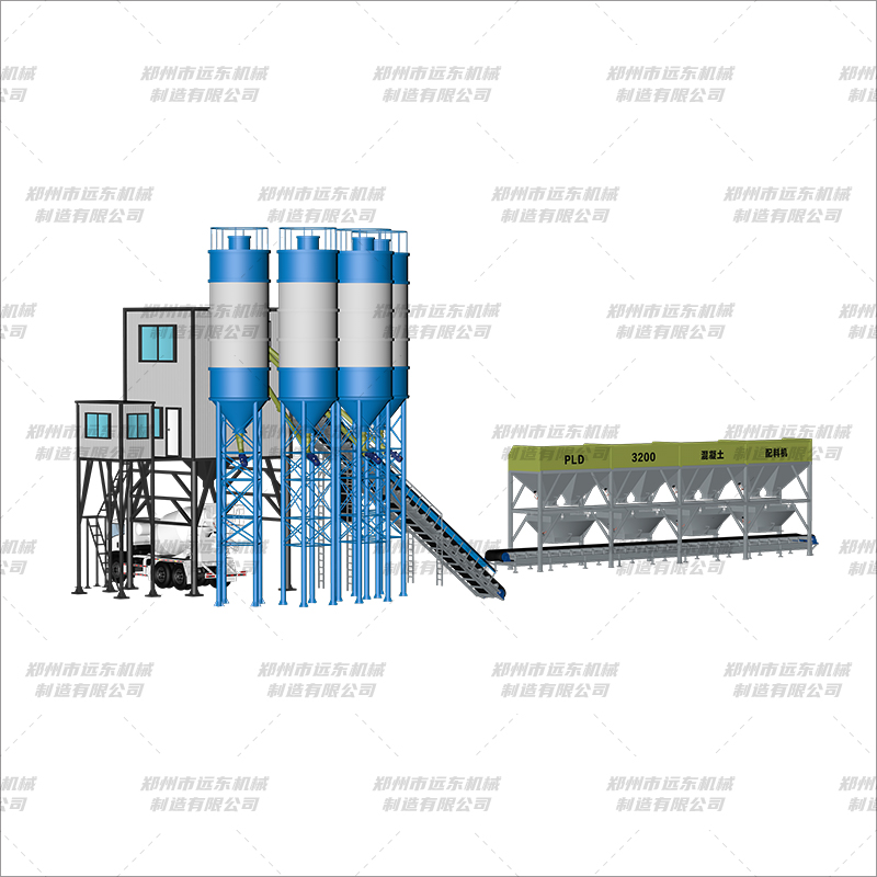 HZS120站(2000+4倉(cāng))(圖2) HZS120站(2000+4倉(cāng))(圖2)